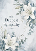 Load image into Gallery viewer, Sympathy - Personalised Card — with punch holes
