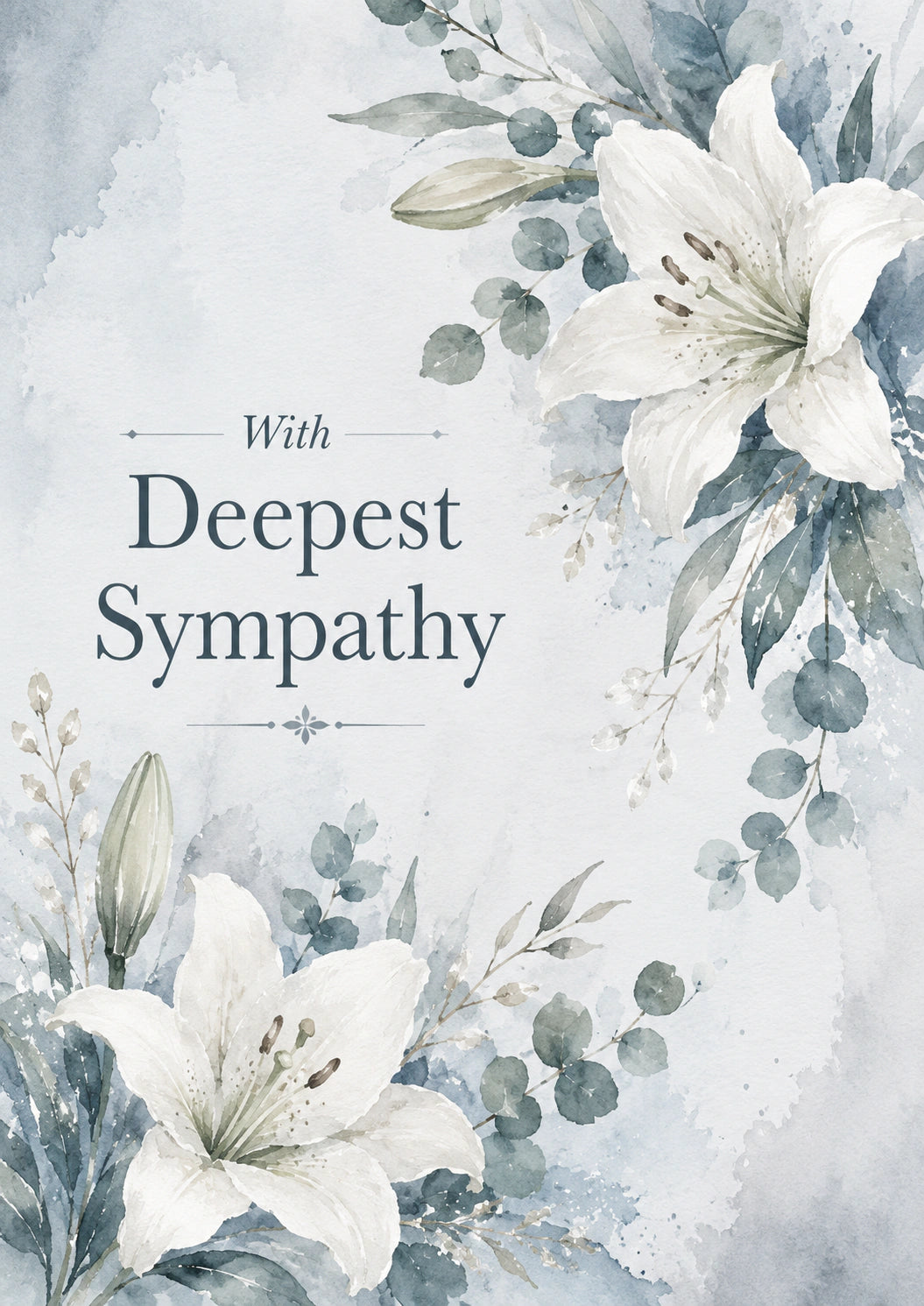 Sympathy - Personalised Card