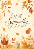 Load image into Gallery viewer, Sympathy - Personalised Card — with punch holes
