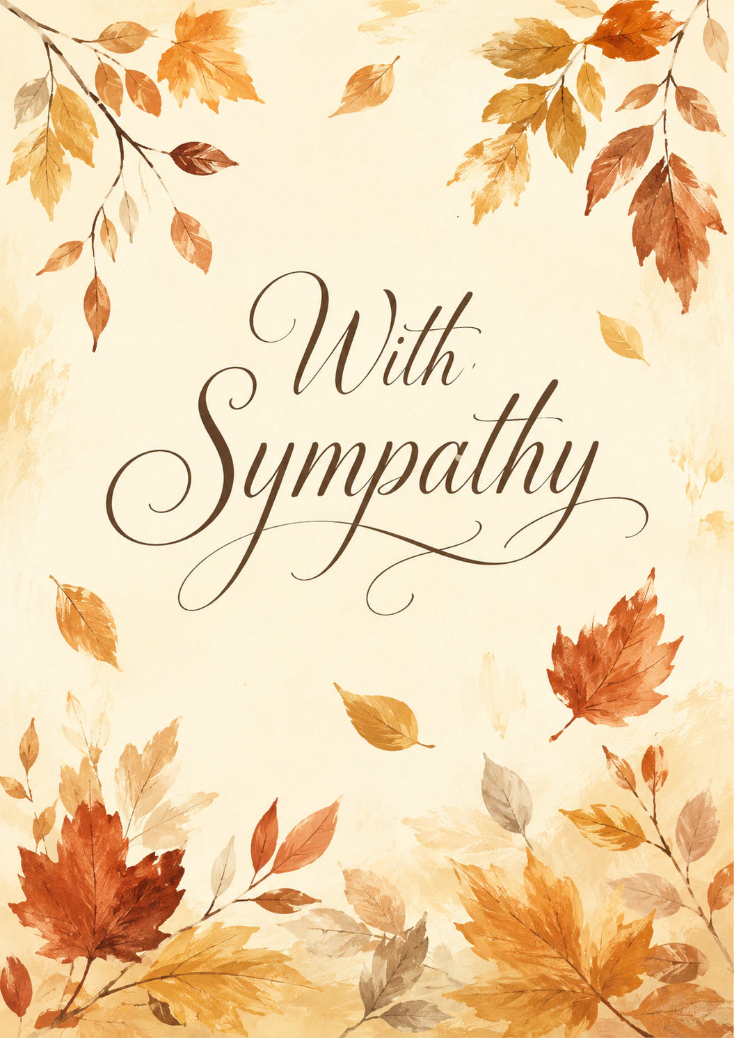 Sympathy - Personalised Card