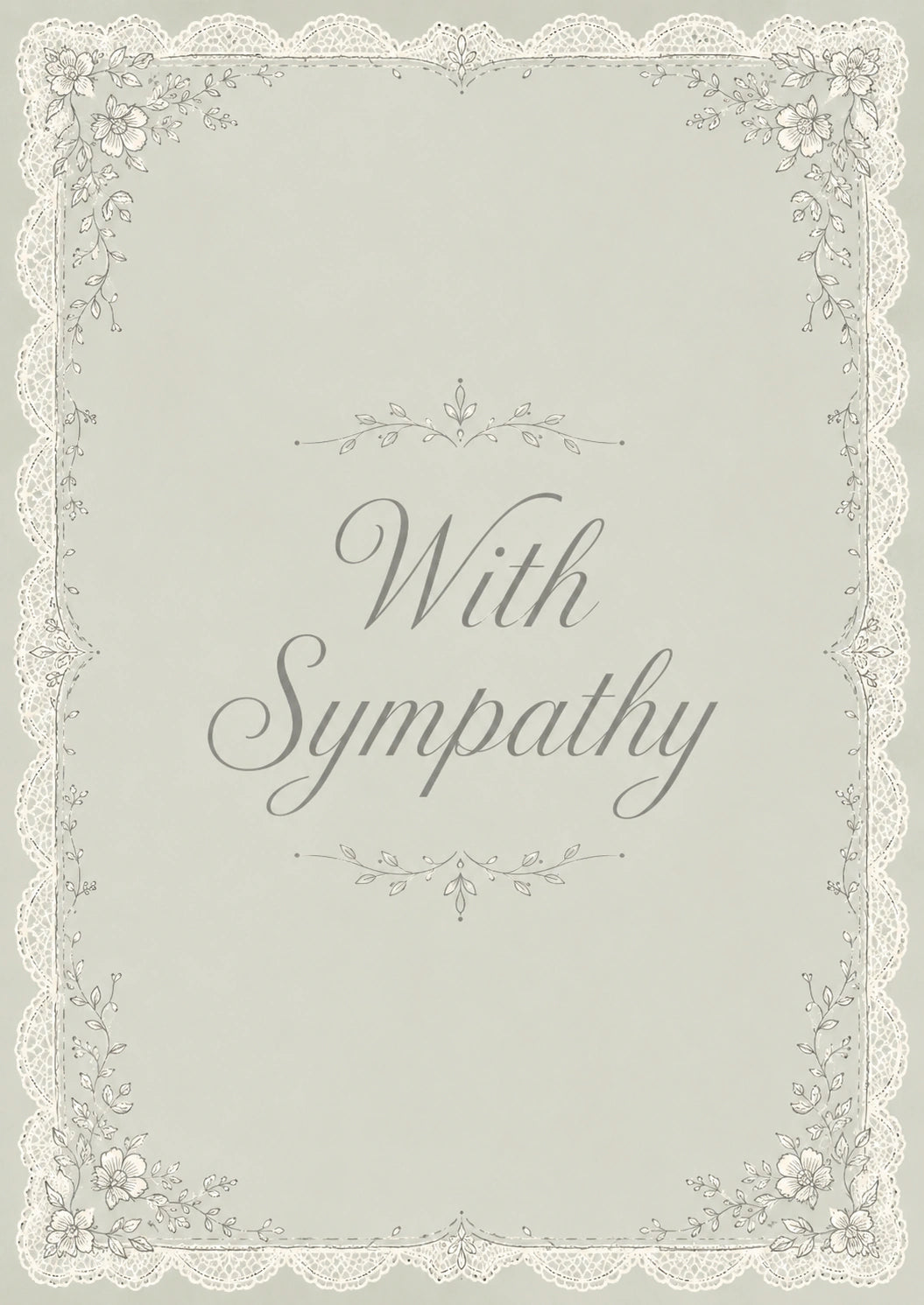 Sympathy - Personalised Card