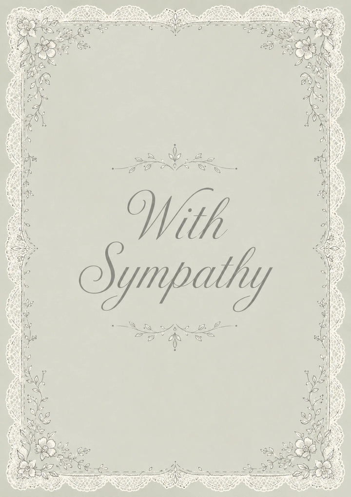 Sympathy - Personalised Card