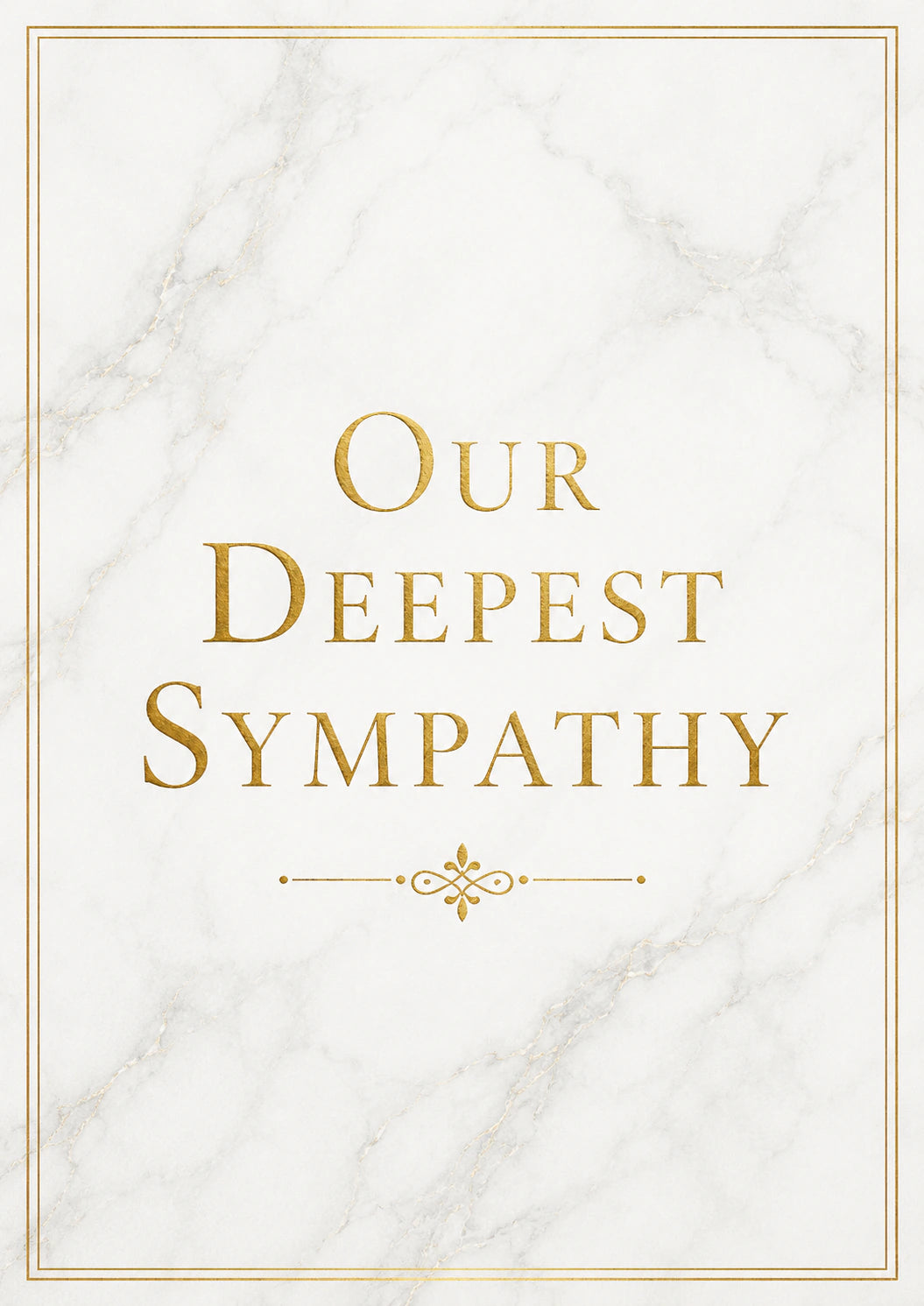 Sympathy - Personalised Card