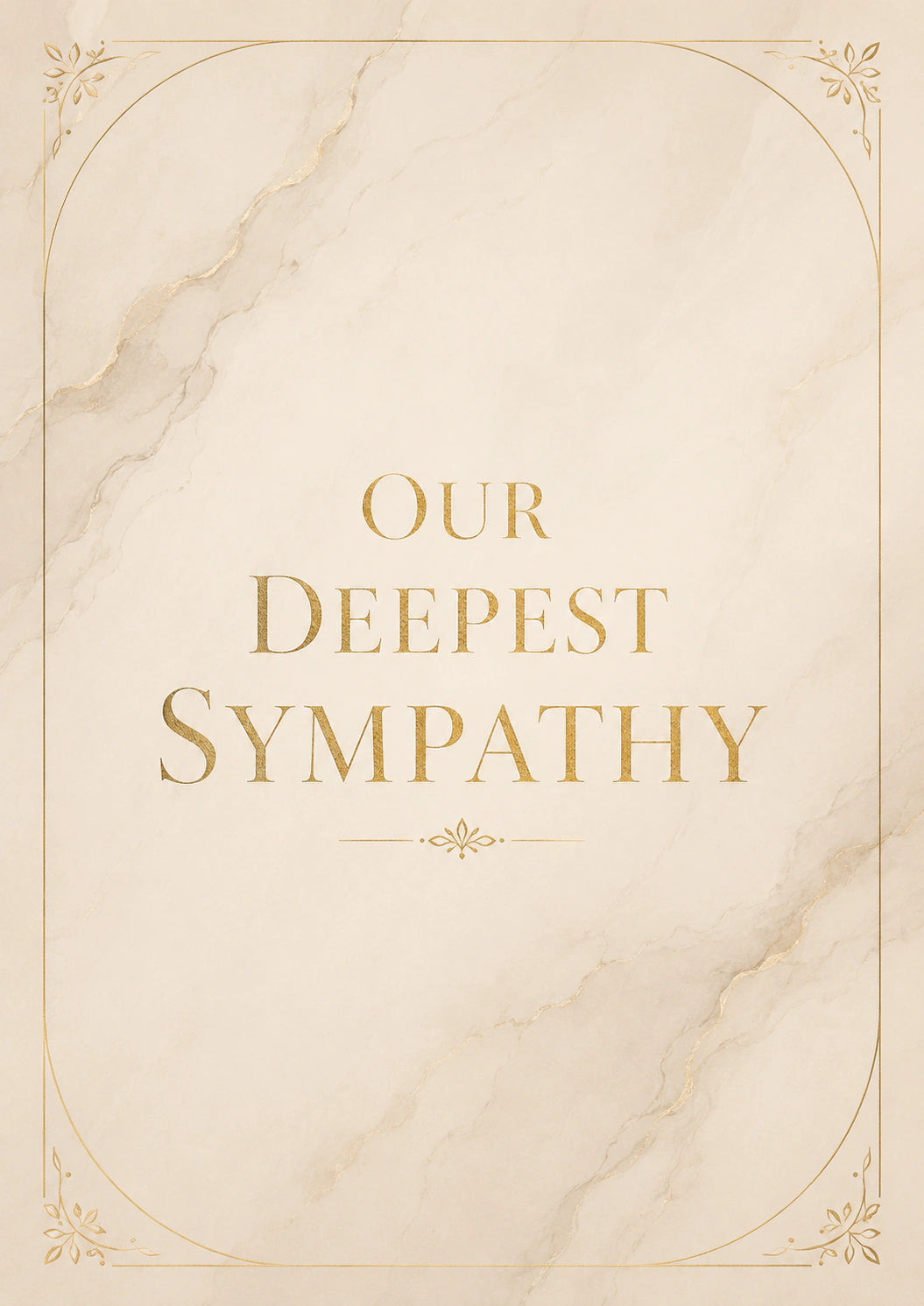 Sympathy - Personalised Card
