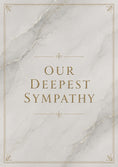 Load image into Gallery viewer, Sympathy - Personalised Card — with punch holes
