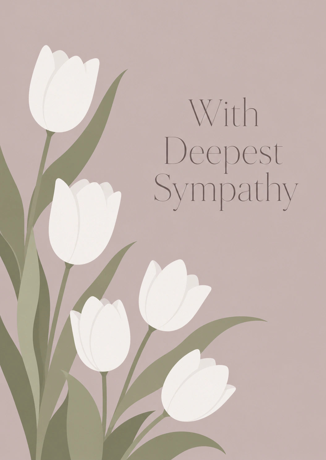 Sympathy - Personalised Card