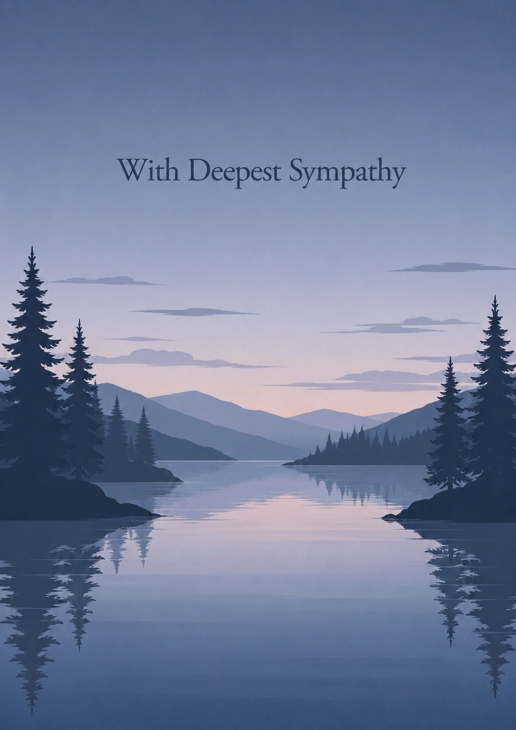 Sympathy - Personalised Card