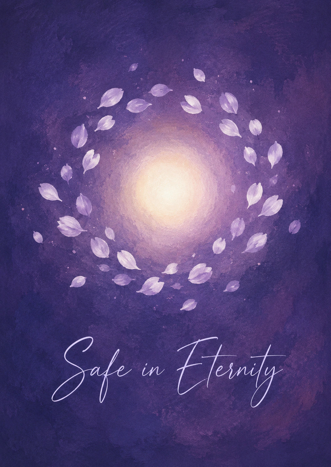 Sympathy - Personalised Card — with punch holes