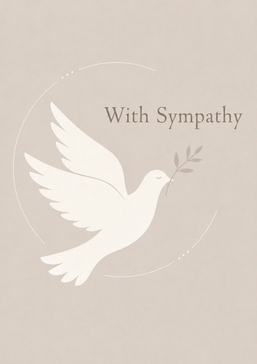 Sympathy - Personalised Card