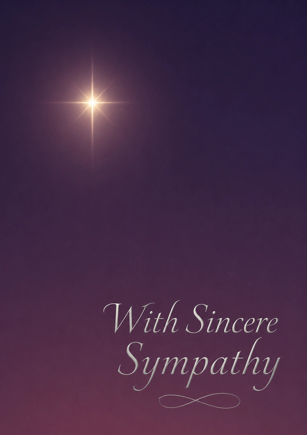 Sympathy - Personalised Card