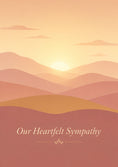 Load image into Gallery viewer, Sympathy - Personalised Card — with punch holes
