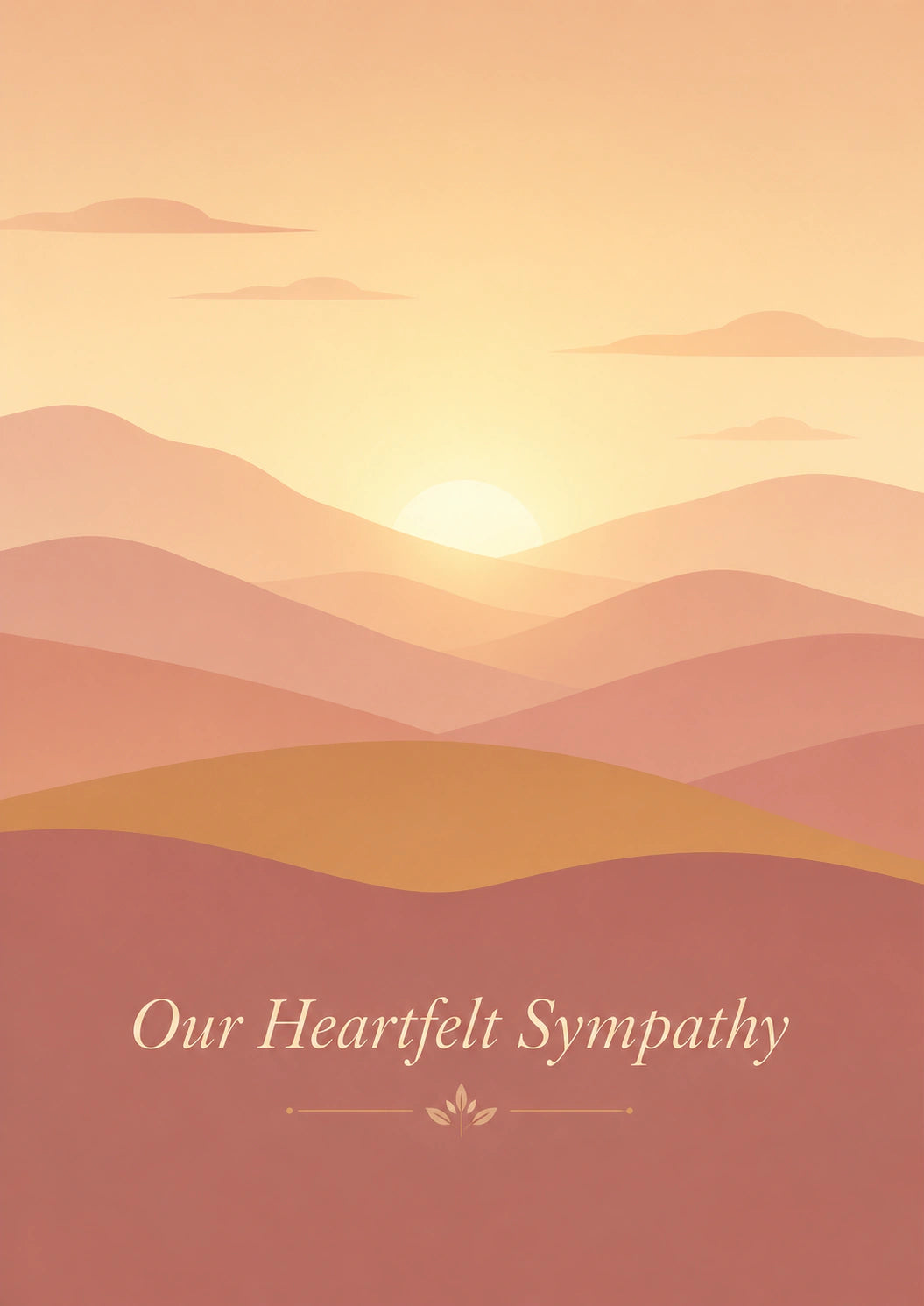 Sympathy - Personalised Card