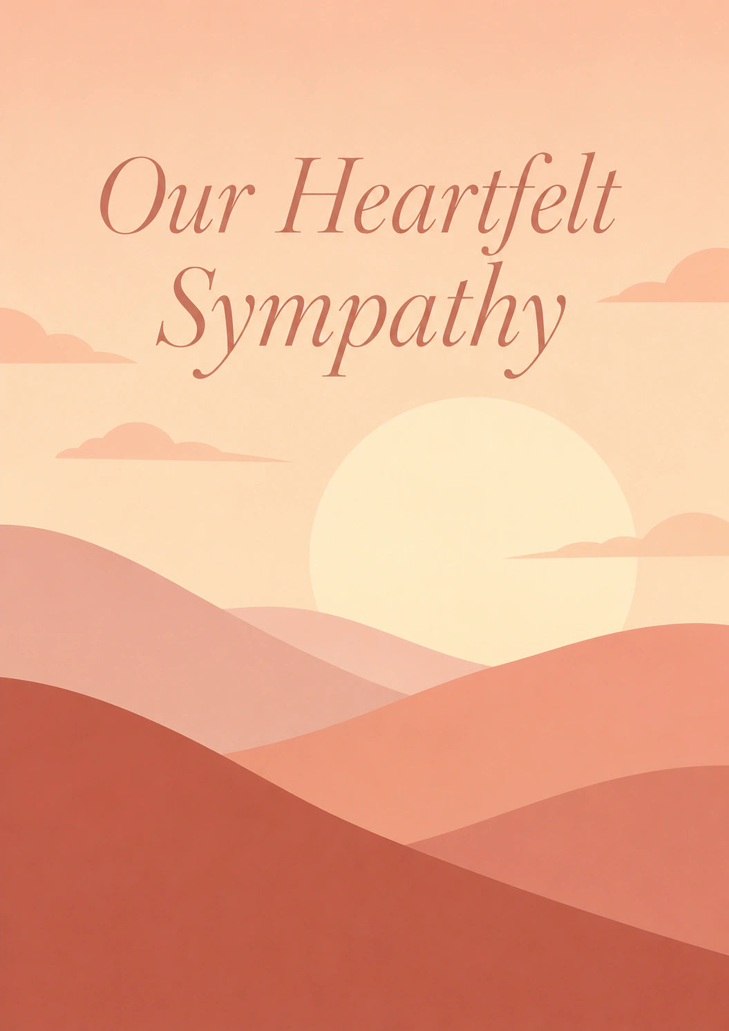 Sympathy - Personalised Card