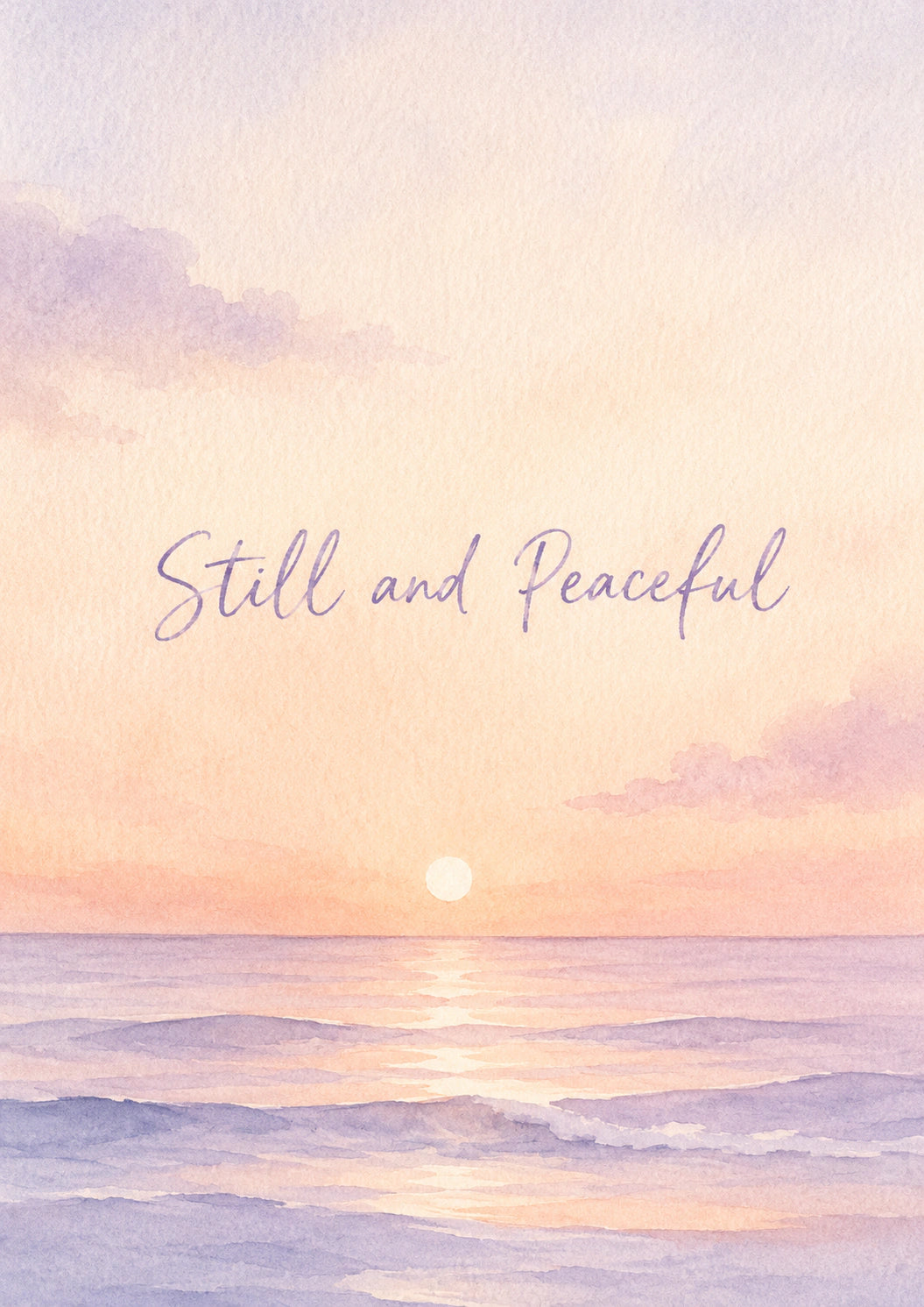 Sympathy - Personalised Card — with punch holes