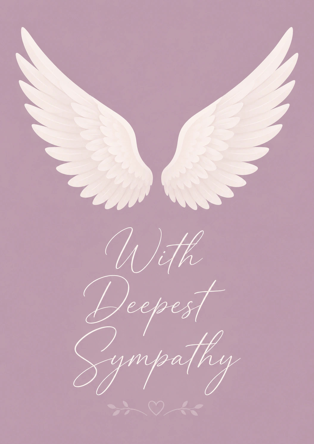 Sympathy - Personalised Card