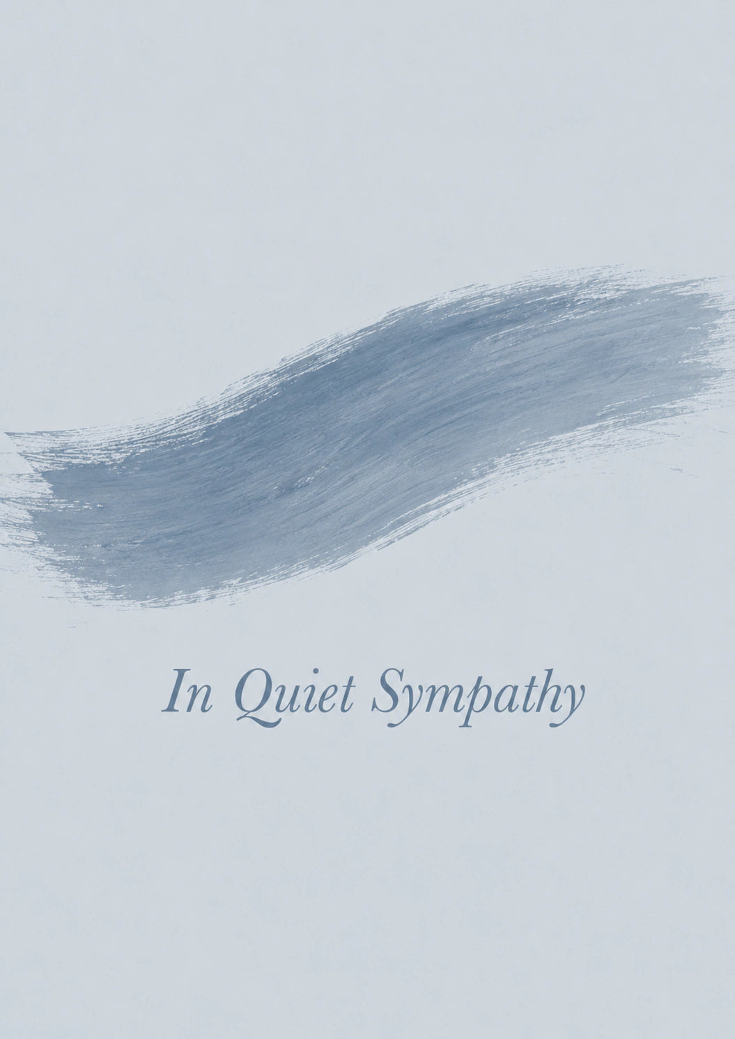 Sympathy - Personalised Card