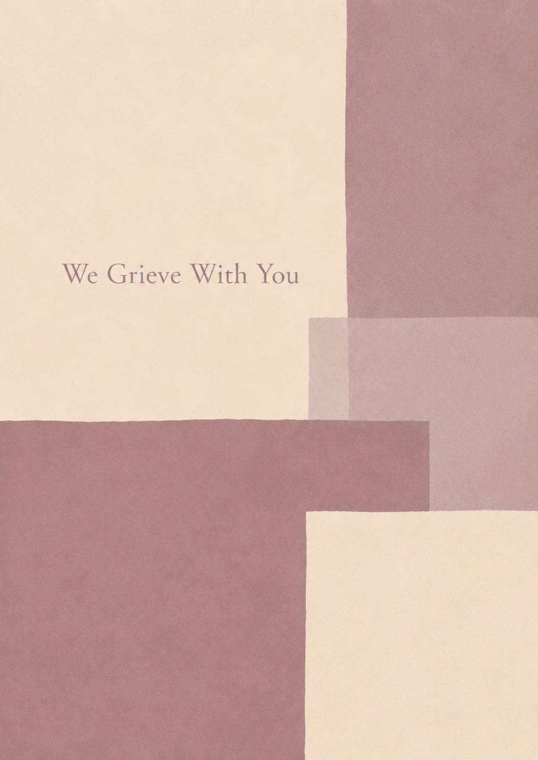 Sympathy - Personalised Card — with punch holes