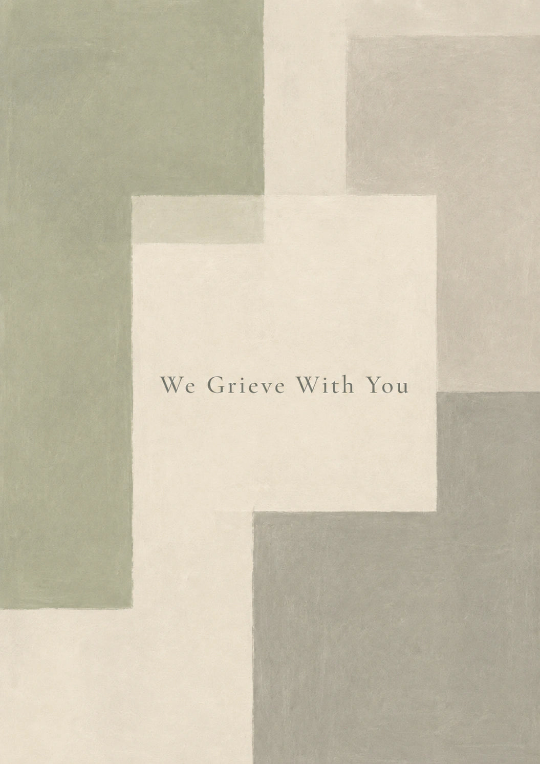 Sympathy - Personalised Card — with punch holes