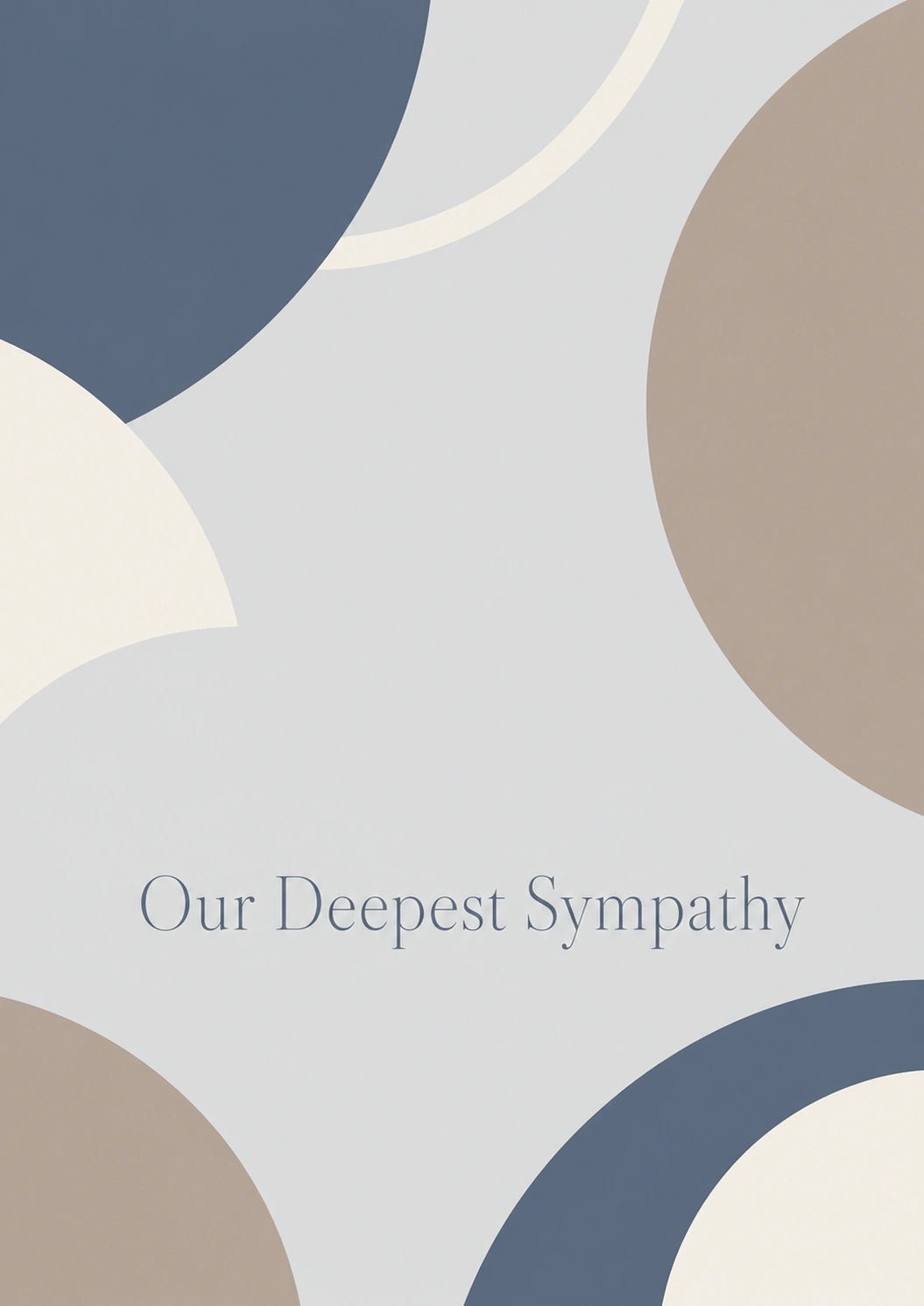 Sympathy - Personalised Card