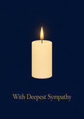 Load image into Gallery viewer, Sympathy - Personalised Card — with punch holes
