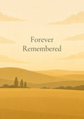 Load image into Gallery viewer, Sympathy - Personalised Card — with punch holes
