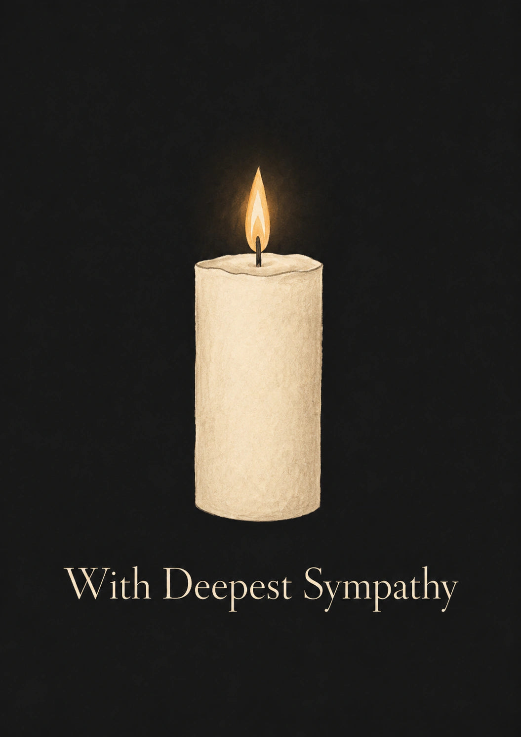 Sympathy - Personalised Card