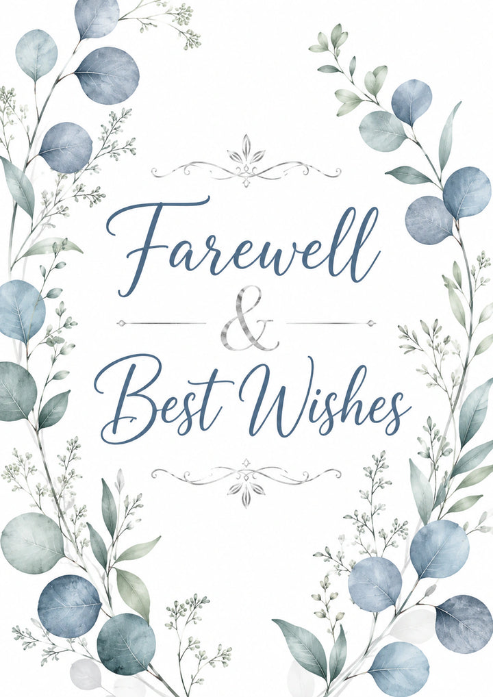 Leaving - Personalised Card