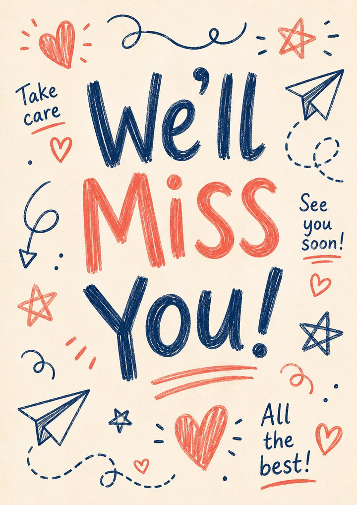 Leaving - Personalised Card