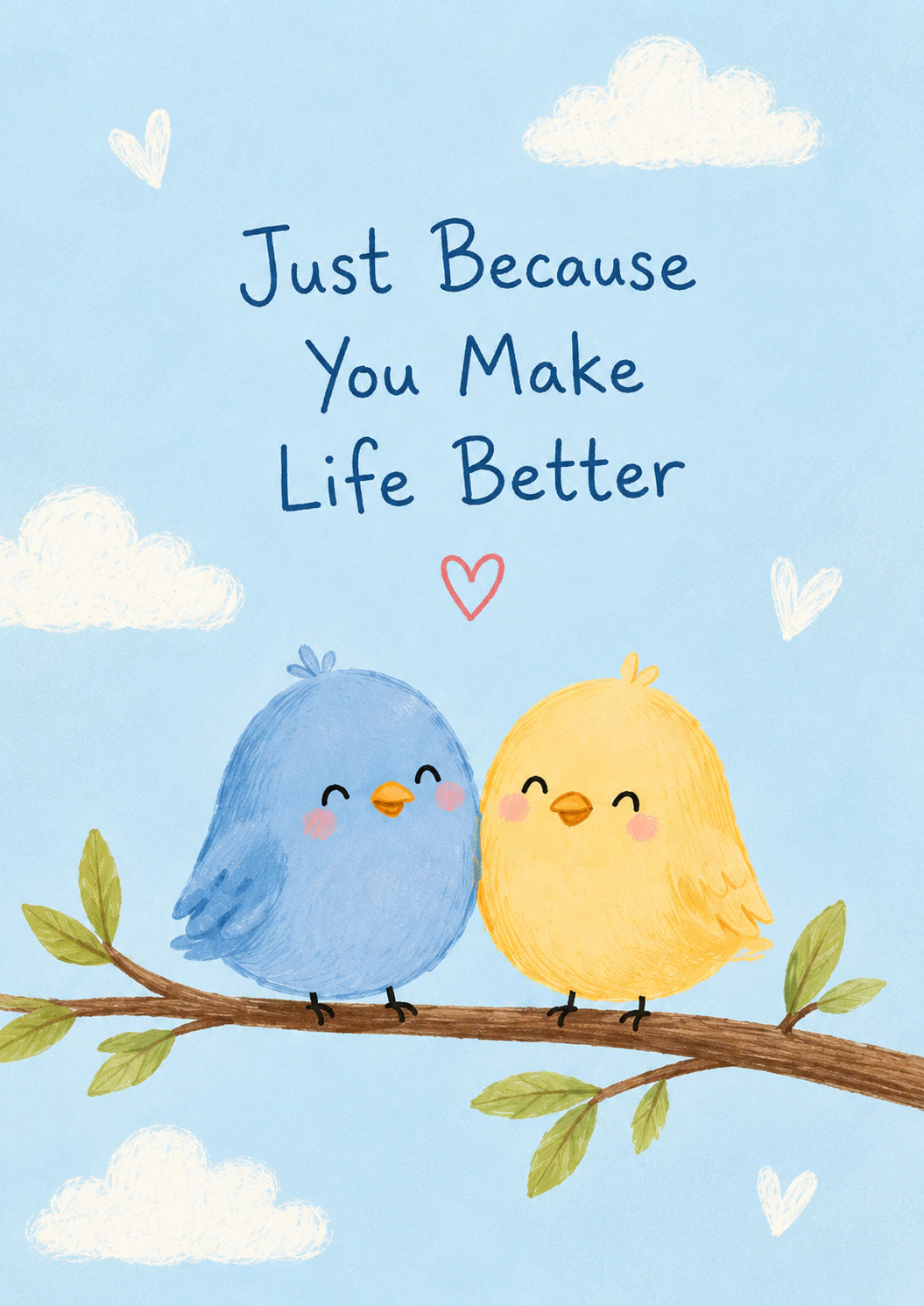 Just Because - Personalised Card