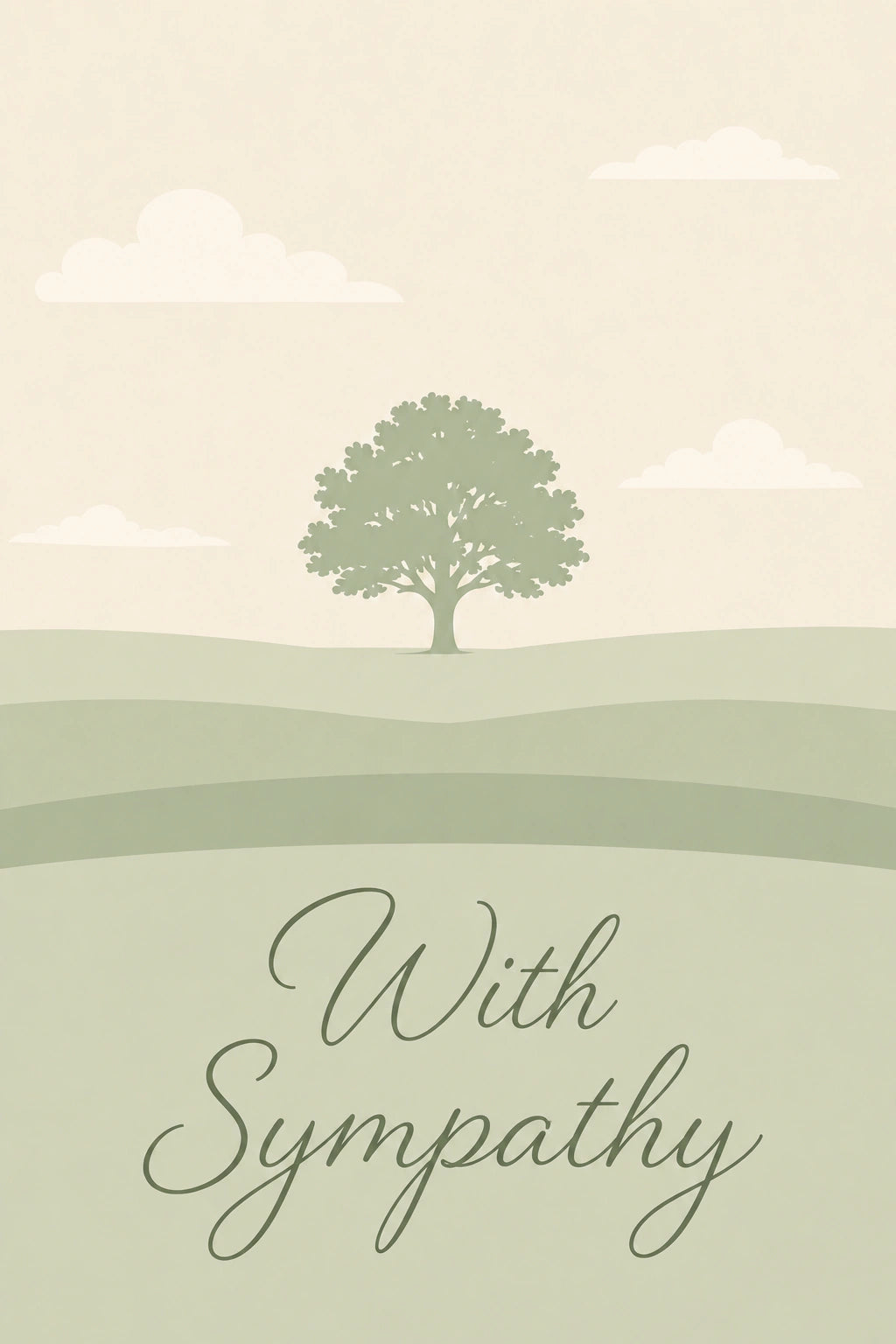 Sympathy - Personalised Card