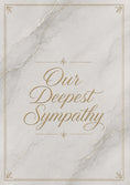 Load image into Gallery viewer, Sympathy - Personalised Card — with punch holes
