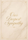 Load image into Gallery viewer, Sympathy - Personalised Card — with punch holes
