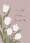 Load image into Gallery viewer, Sympathy - Personalised Card — with punch holes
