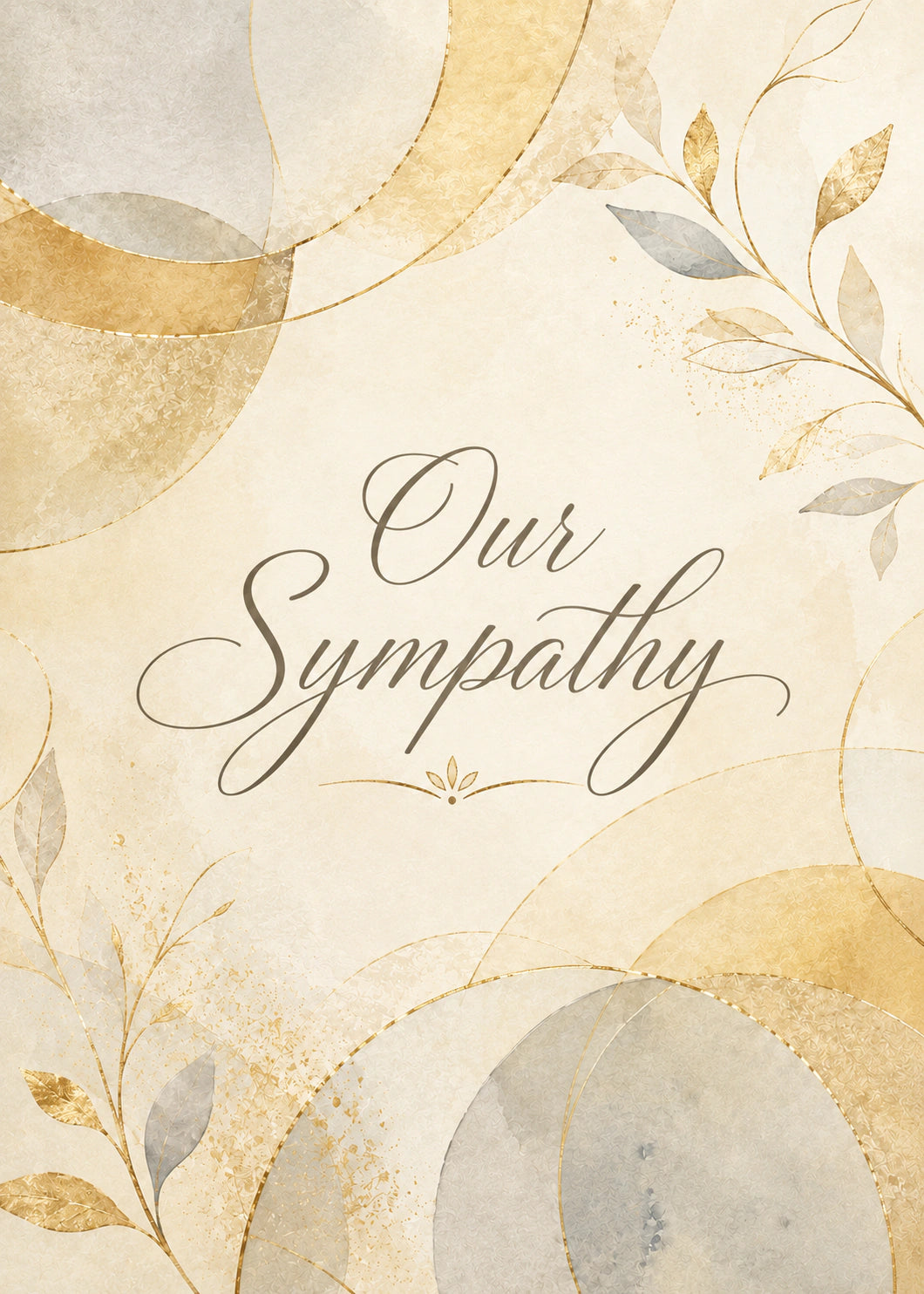 Sympathy - Personalised Card