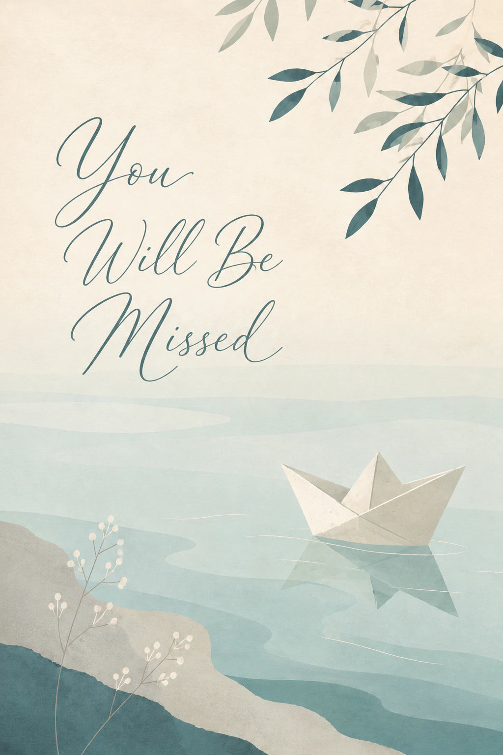Leaving - Personalised Card