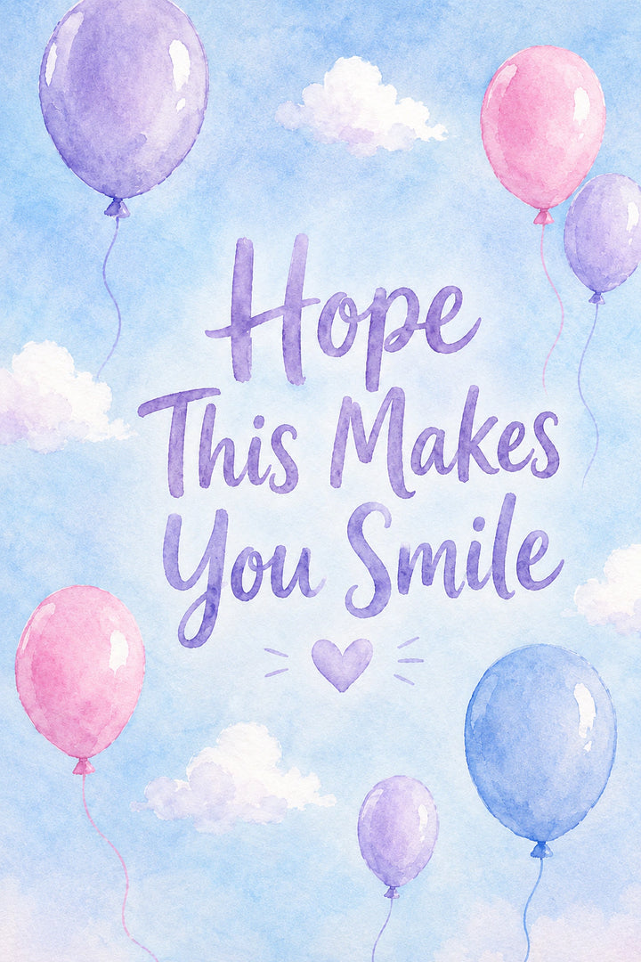 Just Because - Personalised Card