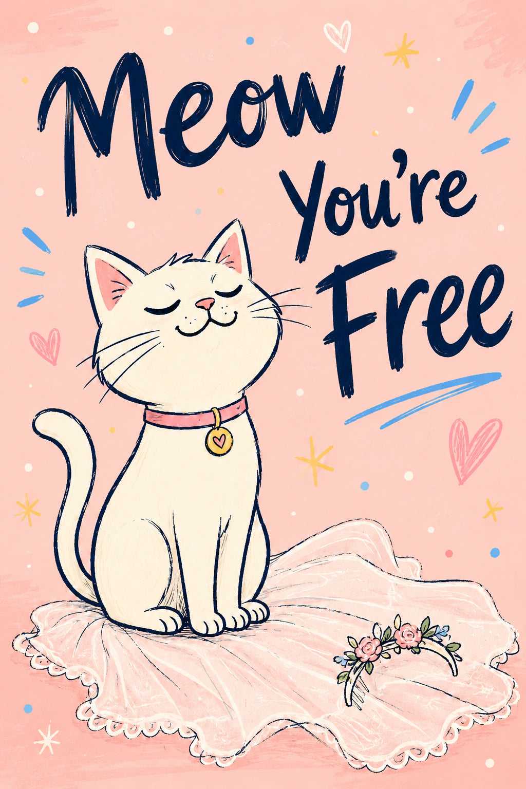 Divorce - Personalised Card — with punch holes