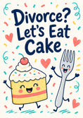 Load image into Gallery viewer, Divorce - Personalised Card — with punch holes
