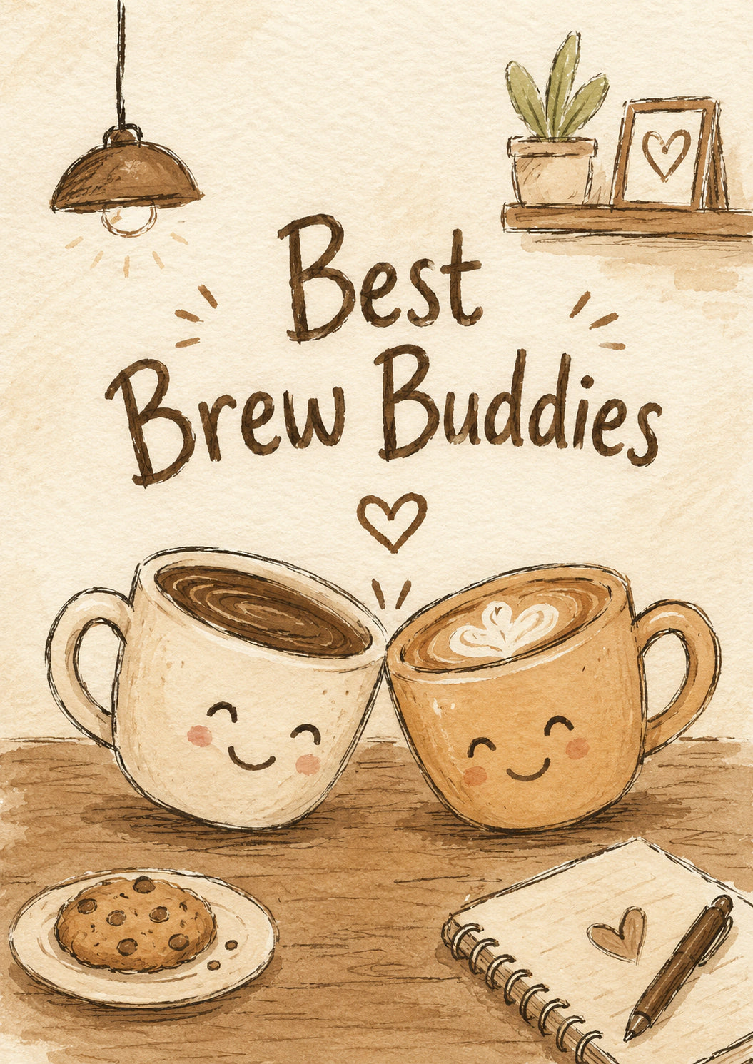 Friendship - Personalised Card — with punch holes