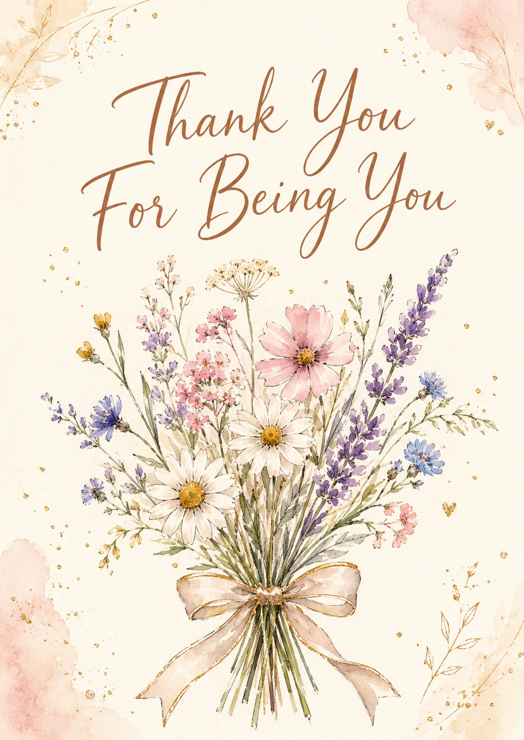 Friendship - Personalised Card — with punch holes