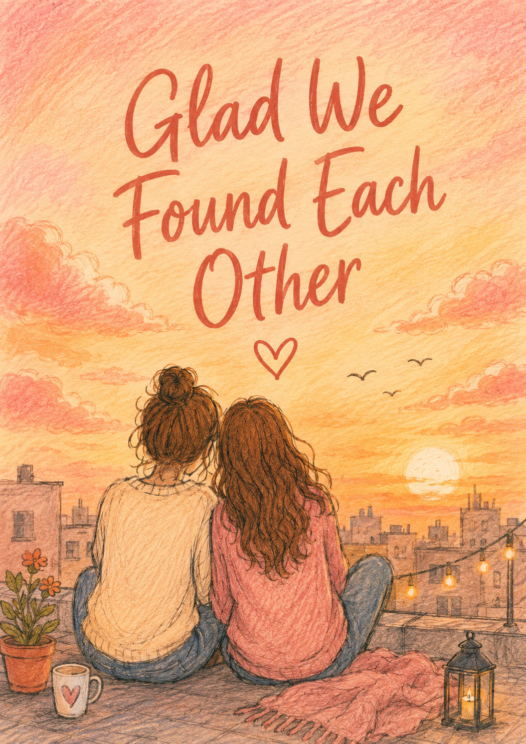 Friendship - Personalised Card — with punch holes