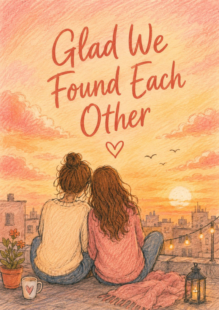 Friendship - Personalised Card — with punch holes