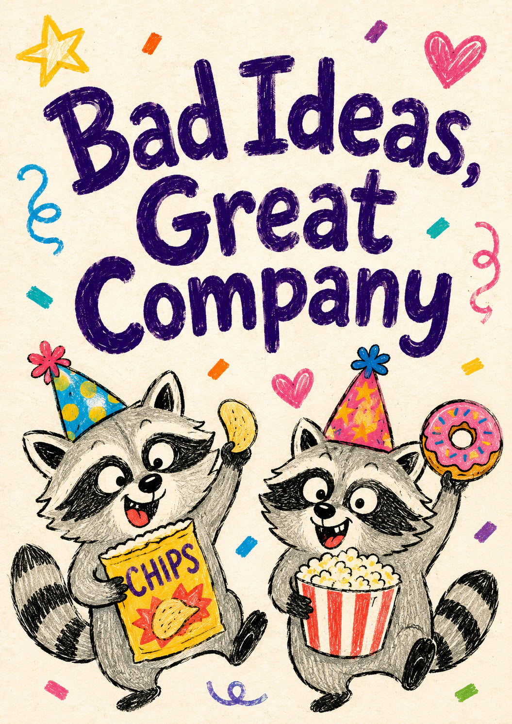 Friendship - Personalised Card — with punch holes