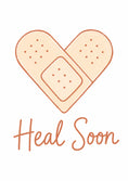 Load image into Gallery viewer, Get Well - Personalised Card — with punch holes
