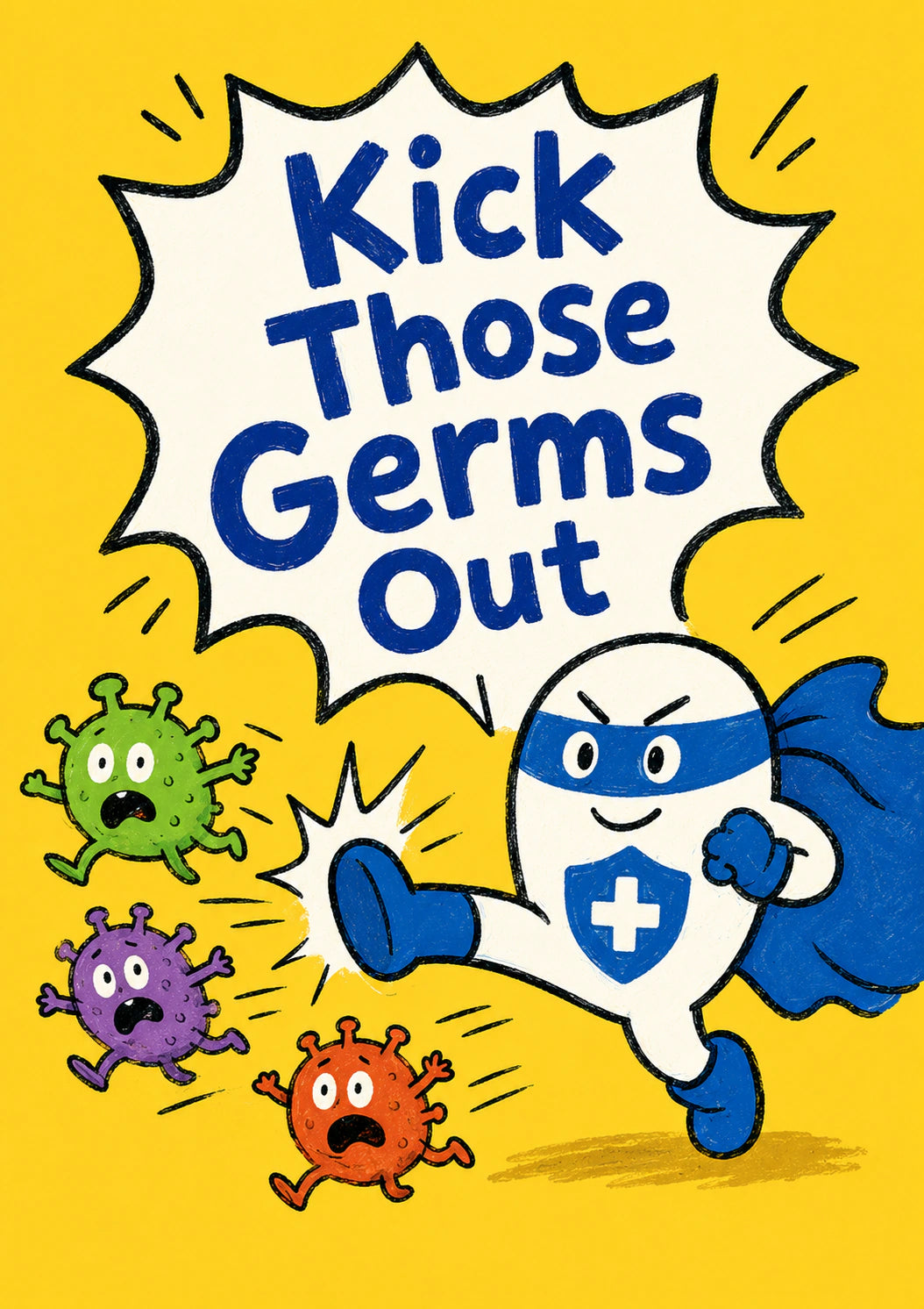Get Well - Personalised Card — with punch holes