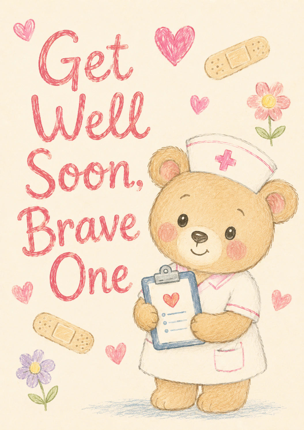 Get Well - Personalised Card