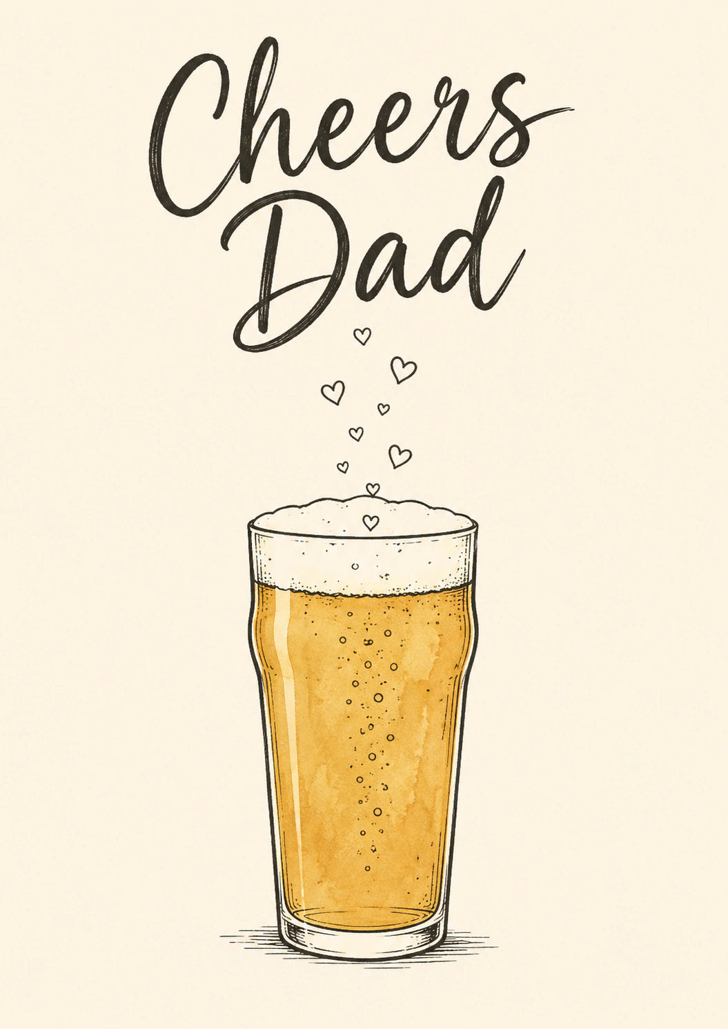 Fathers Day - Personalised Card
