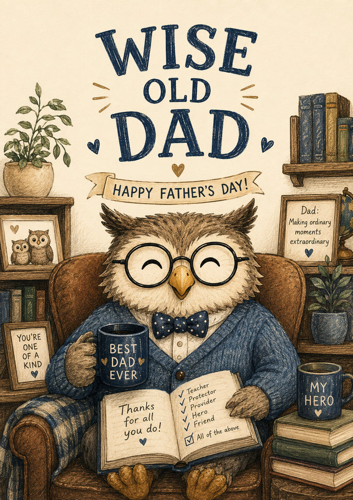 Fathers Day - Personalised Card