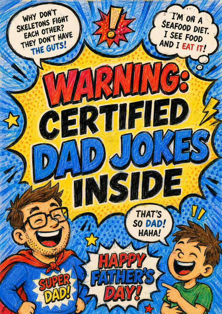 Fathers Day - Personalised Card
