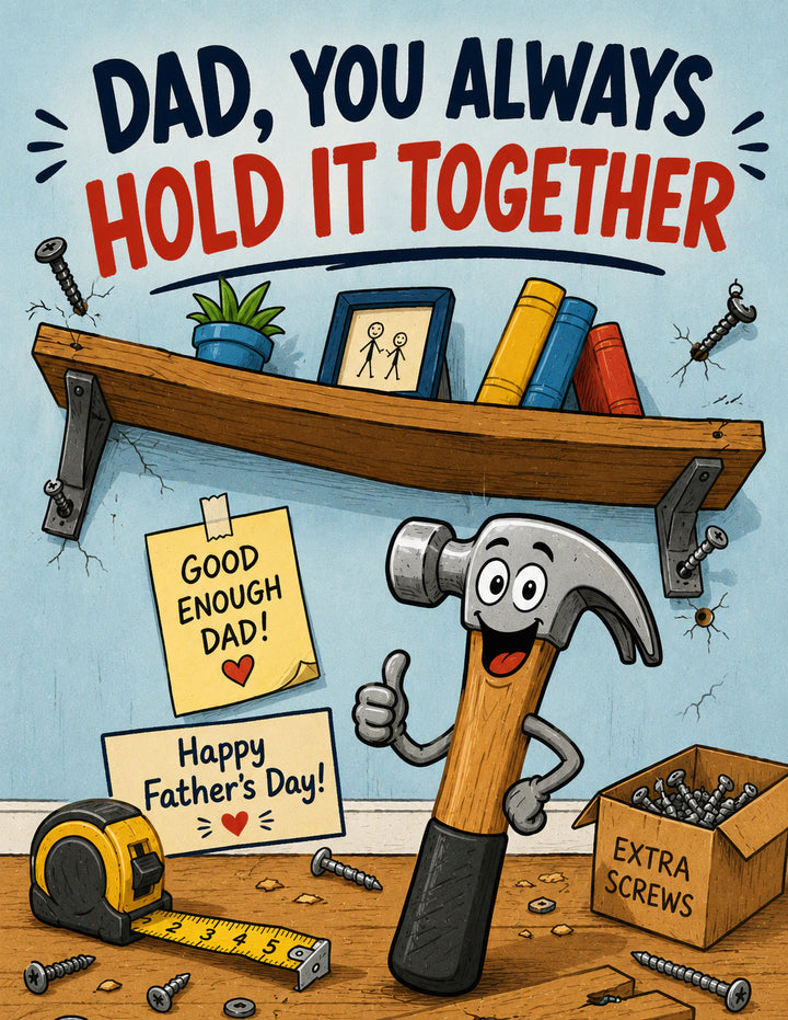 Fathers Day - Personalised Card